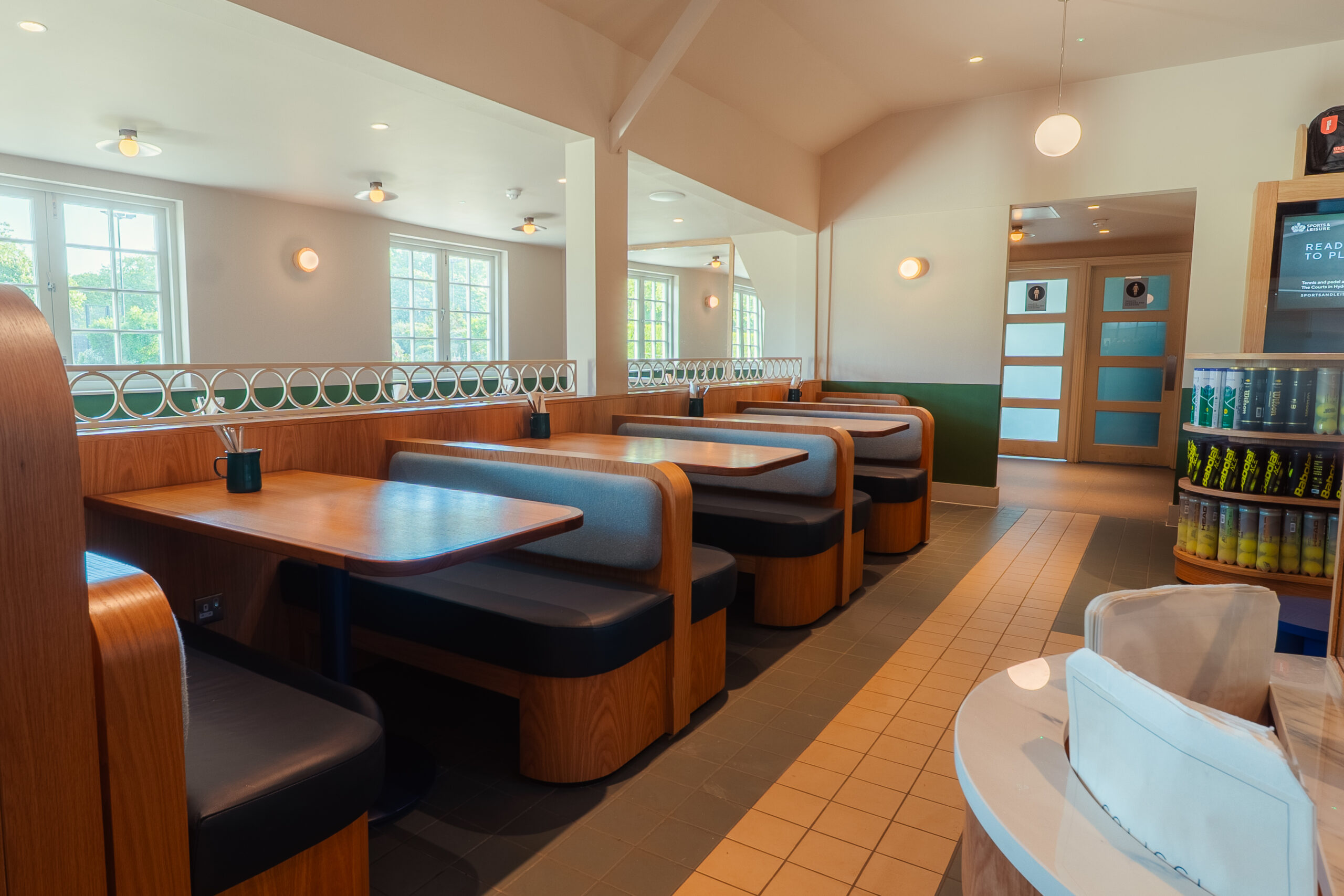 Colicci Courts Cafe Booth Seating Carter Newlove