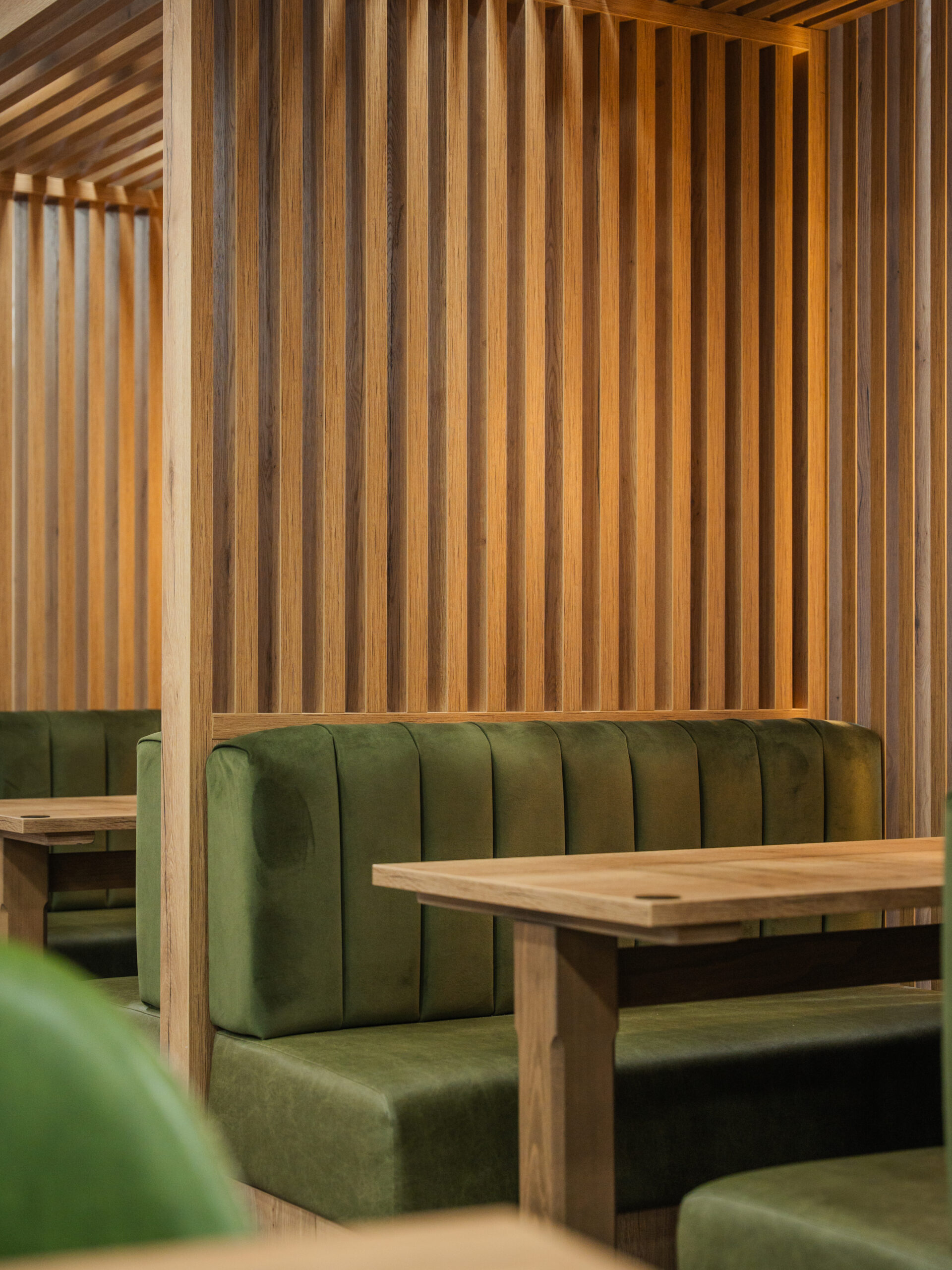 booth seating potters resorts five lakes Carter Newlove