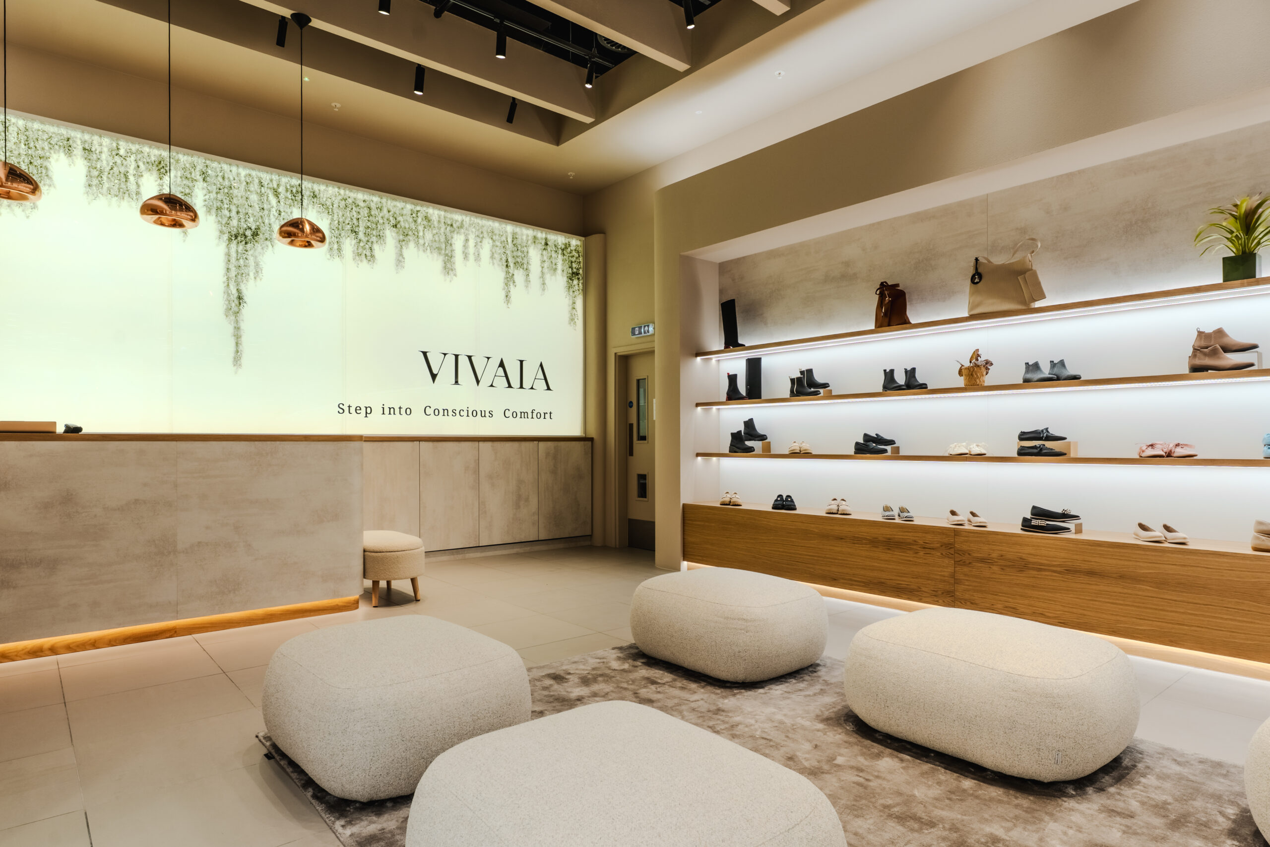 vivaia Westfield shepherds bush fit-out interior
