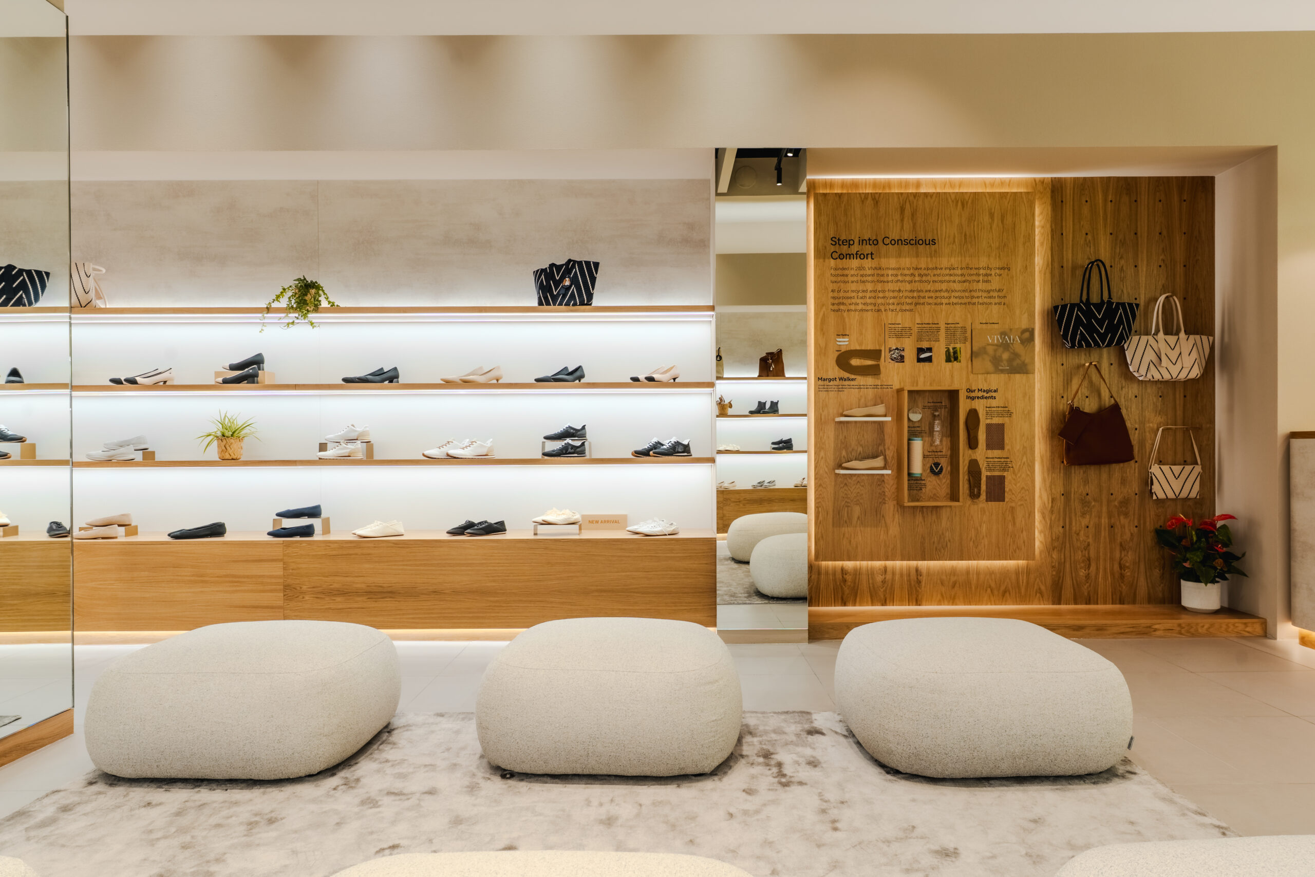 vivaia Westfield shepherds bush fit-out interior