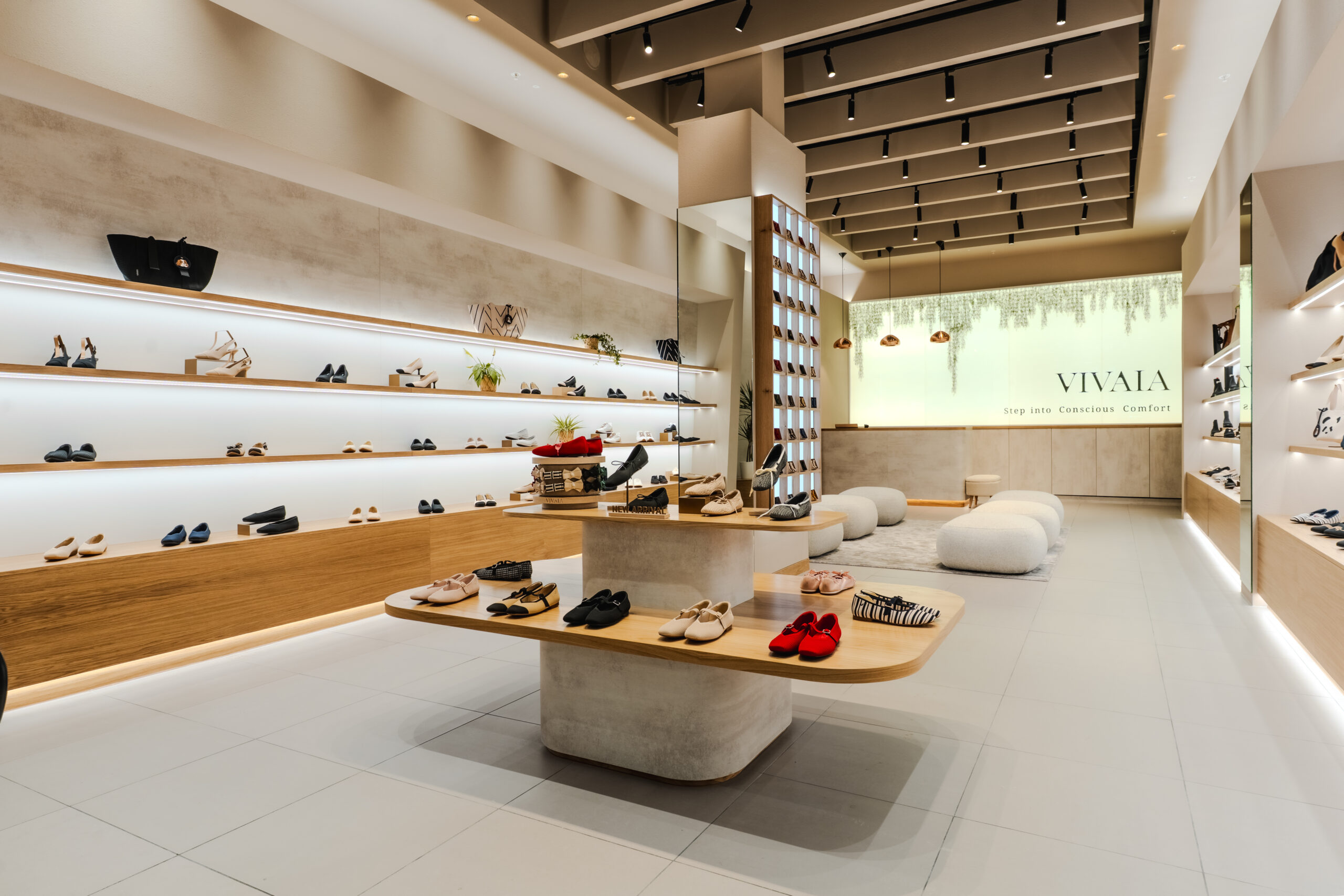 vivaia Westfield shepherds bush fit-out interior