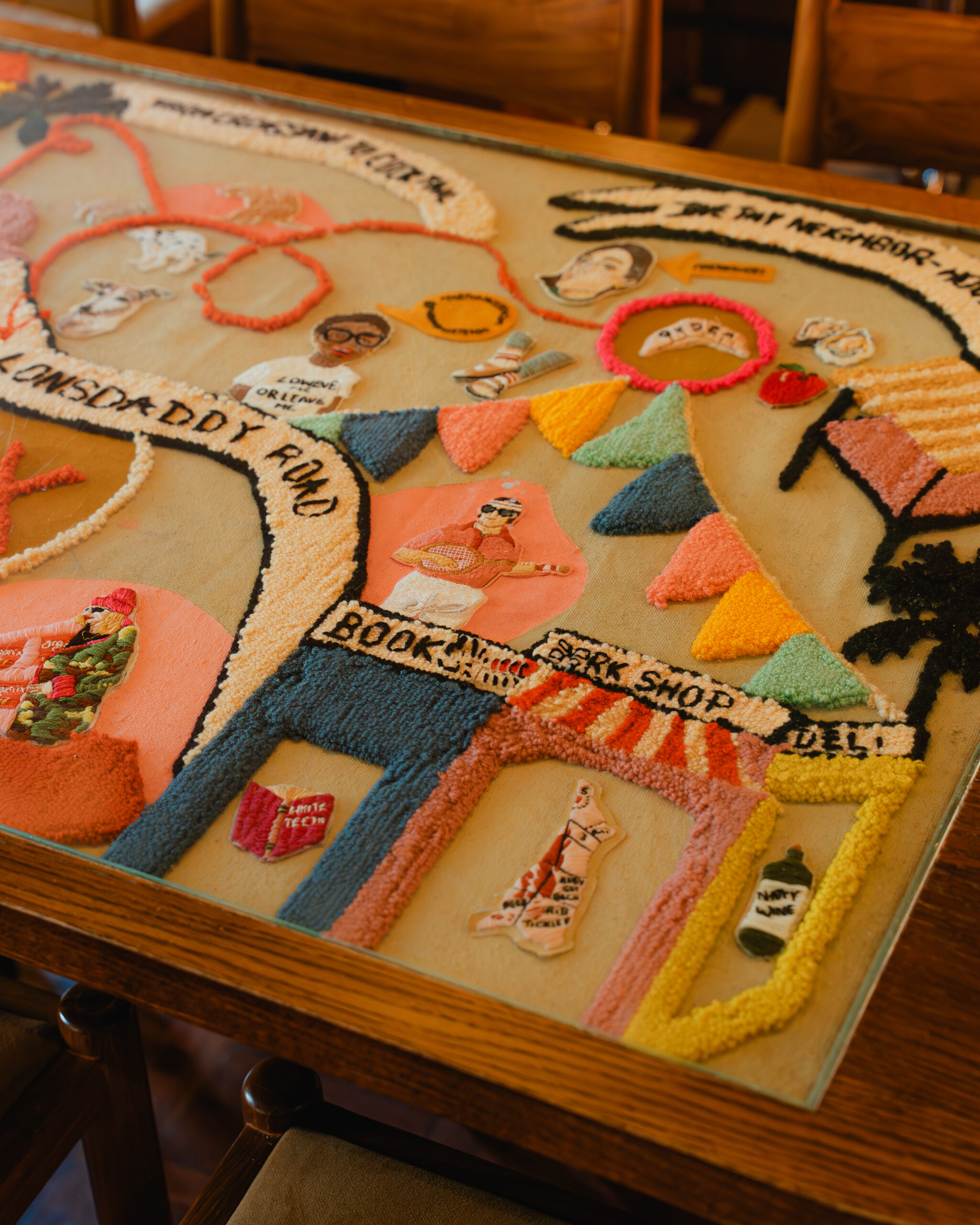 Tapestry Table by Martha Hussey